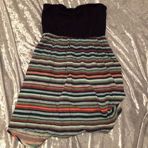 Sweetheart neckline strapless roxy dress